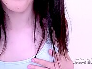 Young and lovely lass craves massive dicks and blows one at porn casting 6