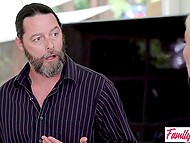 Rion King and his kinky adoptive parents swap the females during a family game 6