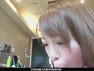 Asian babe's Nana Asano passionate climax results in a cream-filled finale 8