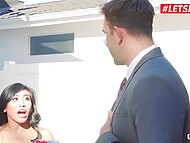 Will Pounder shags Melissa Moore and her sexy girlfriends in a hot group session 7