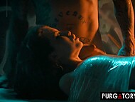 Insatiable cougar Eden Ivy rides two dicks with her big ass and gets double-penetrated 4