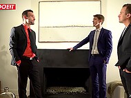 Markus Dupree, witnessing the steamy collegiate orgy, couldn't contain his throbbing desire 4