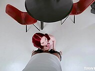 Graceful red-haired GF pleases the guy with morning coupling after a passionate night 7