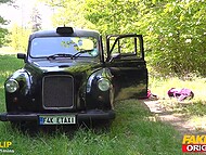 Frida Sante and her teen girlfriend squirting with orgasm in the fake taxi 4