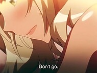 A lustful long-haired blond enjoys seedy sex leading  to creampie 9