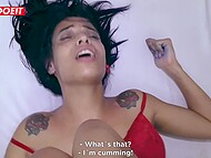 Eager client receives squirting pussy from stunning Latina road vendor 10
