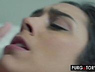 Sinful priest Donnie Rock loses control and copulates with a hot brunette 5