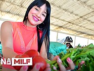Lascivious MILF Sofia Galindo gets penetrated roughly in her juicy Latina pussy  11