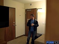 Kenzie Reeves indulges in a steamy solo act in the hotel room 4