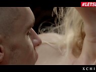 Teenage beauty Alecia Fox enjoys intense passion when taking a thick pecker 10
