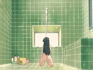 Hentai MILF with huge breasts is indulged in passionate lovemaking with her devoted partner 6