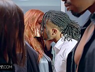 Maitland Ward indulges in fantastic pleasure with three partners 5