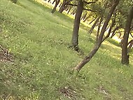 Shameless chick walks all naked on the streets of Brazil 10