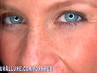 Scarlet Red kneels for oral audition, alongside Jackie Jevaou and Whitney Westgate 10