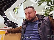 Greedy and slutty Czech bride agrees to fuck a stranger for money on her wedding day 4