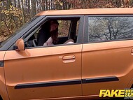 Lenina Crowne seduces a teacher of the fake driving school on sex in the car 8