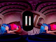 Lucia Love, Lilyan Red, Amaranta Hank, Liz Rainbow in immersive VR manga cosplay compilation 6