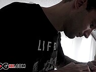 Alex Legend fuels fiery passion for Bella Rolland's luscious curves in BTS 4