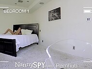 Sexy nanny Amia Miley draws in horny daddy's desire 5