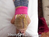 Tight twat of petite blonde Piper Perri gets filled up with Rob Piper's black wiener 7