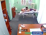 Brunette MILF cheats on husband with a kinky doctor at the fake hospital 6