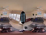 Leana Lovings indulges in virtual reality hardcore pleasure, addicted to your cock 4