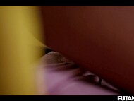 Real Futanari bitches impress their lesbian girlfriends with unforgettable sex 6