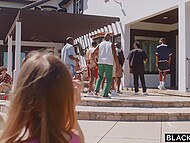 Winsome PAWG Violet Myers receives eight BBCs in her first-ever gangbang 5