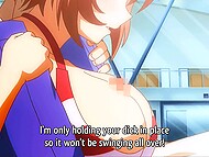Busty swimmer from Hentai cartoon adores cocks and creampies right at the public pool 4