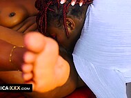 Meet two Ebony girls from Africa with ample assets, eager to explore fresh lesbian sensations 10
