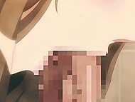 Massive mammaries of the hot Hentai chick sway in a sexy way while she rides a cock 8