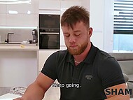 Cock-hungry ginger mature secretly fucks a younger guy while her hubby doesn't see 10