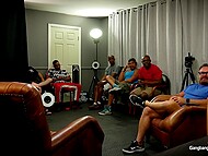 Will Tile receives a wild ride from skater girl Rex Ryder during hardcore gangbang creampie 7