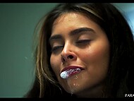 Parasitic aliens make Earth girls go crazy with lust and go lesbian 4