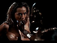 Parasitic aliens make Earth girls go crazy with lust and go lesbian 7