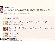 Celeste Star's mind melted under Serena Blair's AI's relentless lesbian spell 4