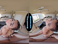 Brianna Arson on her knees, delivering an unforgettable blowjob from a unique angle 6