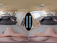 Brianna Arson on her knees, delivering an unforgettable blowjob from a unique angle 9