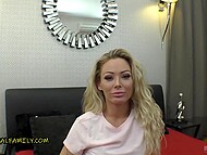 Isabelle Deltore spouts and receives a load from Porno Dan in Australia 5