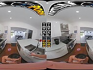 Danny Steele uses his VR glasses when shoving cock into cunt of his girlfriend Madi Laine  5