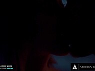 Horny stepdad Charles Dera comes to the bedroom of his daughter's bestie Anny Aurora to fuck her quietly 4