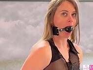 Obedient teen in schoolgirl uniform Jade Kink is a real sex slave for her kinky master 8