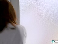 Horny boyfriend rushes to kiss and fuck his cute babe while parents are not at home 11