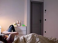 Winsome stepmom Alina Rai needs some comfort during thunder and gets it with her son's pecker 4