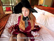 Sweetie Fox and Ariana Fox embark on a wicked sexual adventure in Demon Kitty porn movie 8