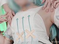 Japanese cosplay girl AliceHolic13 moans like a whore when getting hardcore pussyfuck 9