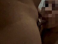 Aria Lush offers her new roommate an oral delight in the privacy of a bathing room 4