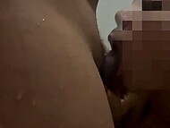 Aria Lush offers her new roommate an oral delight in the privacy of a bathing room 5