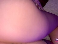 Cute girlfriend mounted her man's erect tool and got facialized hard after fucking 8