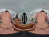 Big cock of Ryan Driller is fucked by skillful busty MILF Connie Perignon in POV 6